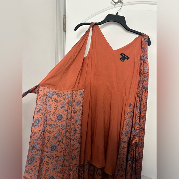 Club Monaco Floral Printed Wrap Dress size 2 boho feminine lightweight summer - Picture 10 of 12